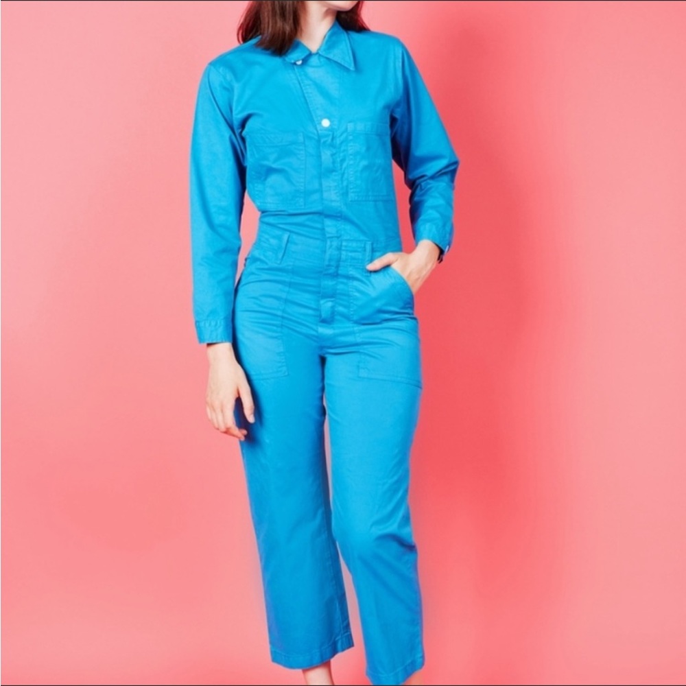 🔥Big Bud Press Hawaiian Blue jumpsuit🔥